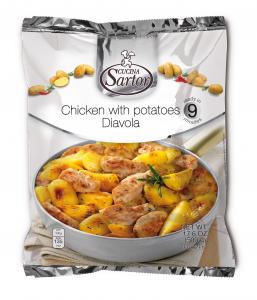 SPICY CHICKEN WITH ROASTED POTATOES 